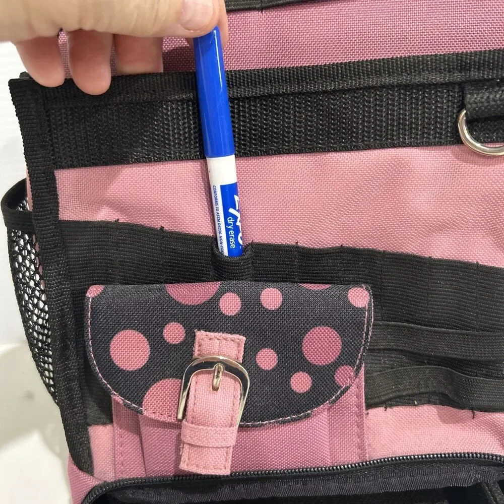 Tote-ally II Cool Hands-On-The-Go Pink Craft Tool Supply Tote Bag Organizer